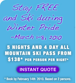 Whistler Winter Pride Hotel Specials