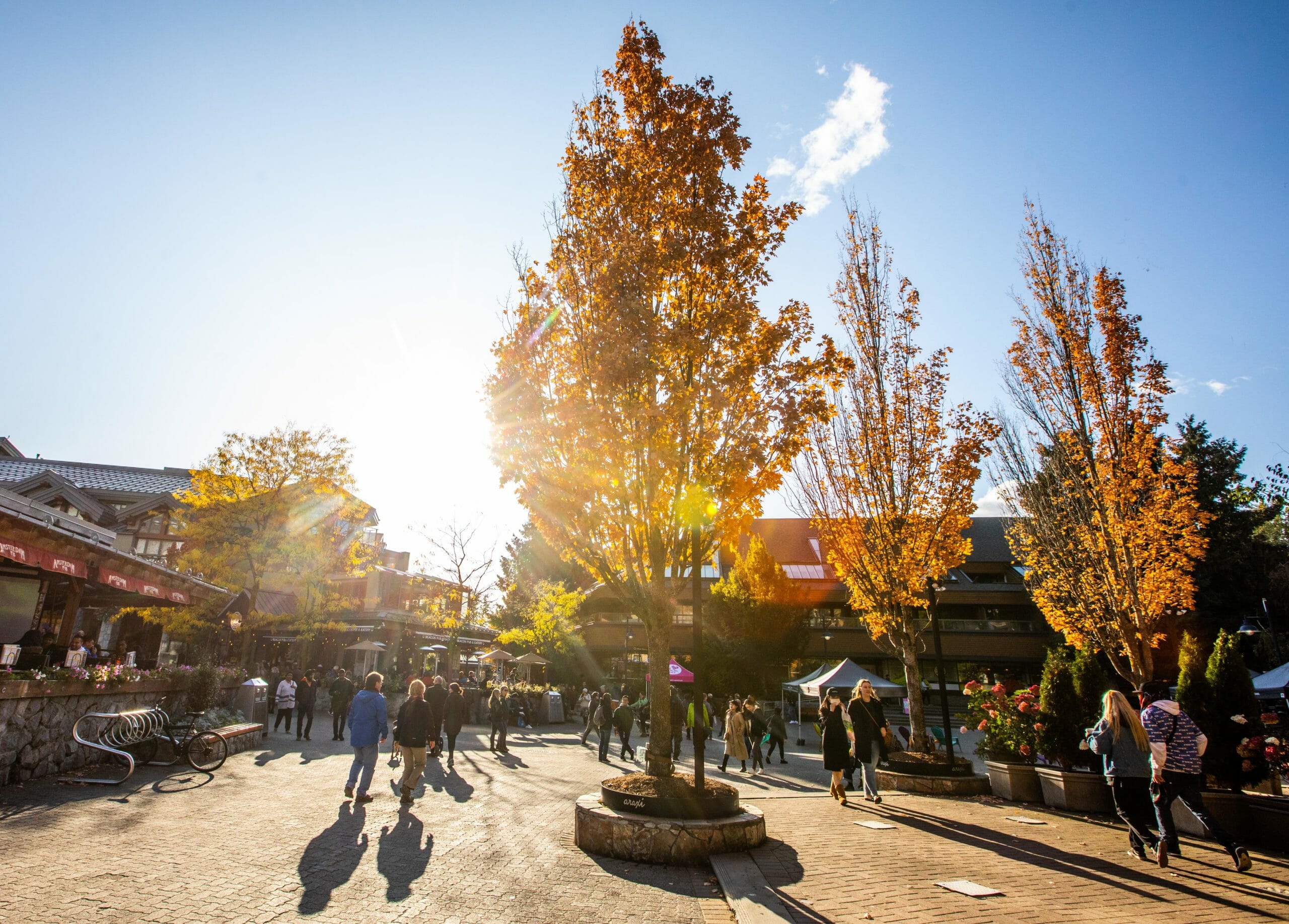 Fall in Whistler Village