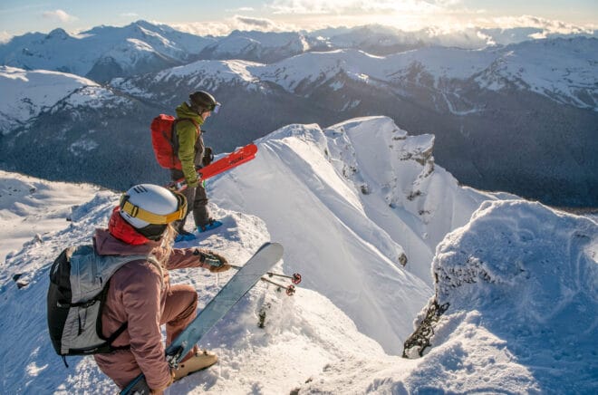 Extreme Ski Runs on Blackcomb Mountain
