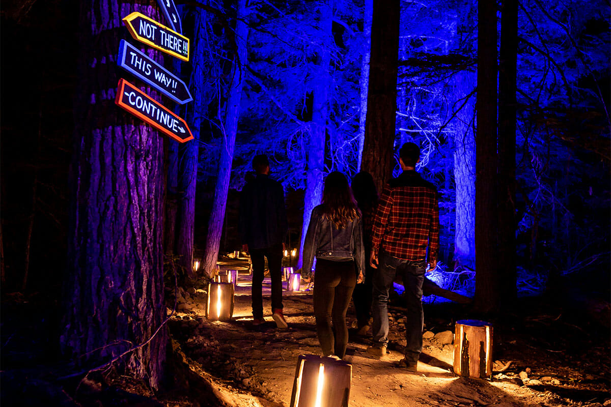 Vallea Lumina Activity in Whistler BC. Book with Whistler Reservations!