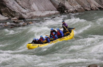 Whitewater rafting in Whistler BC