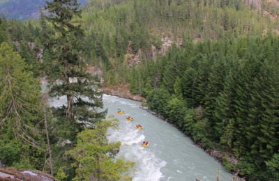 Whitewater rafting in Whistler BC
