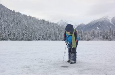 Child Ice Fishing