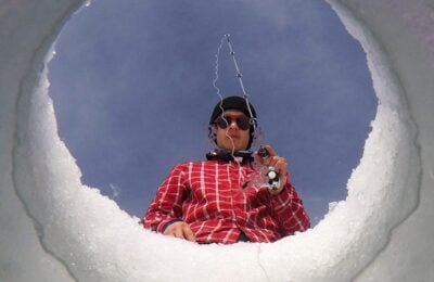 Ice Hole for Fishing