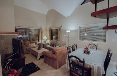 Powderhorn Living Room Whistler Accommodation