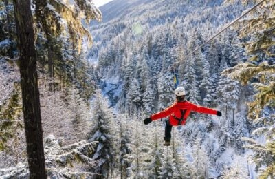 Ziptrek Winter Launch w Creek