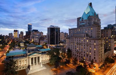 Fairmont Hotel Vancouver in Vancouver, BC. Book with Whistler Reservations today!