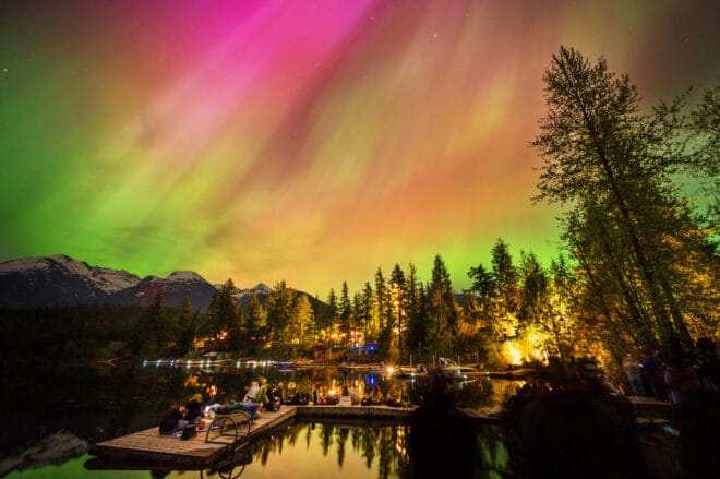 Northern Lights whistler lake | Aurora in Whistler