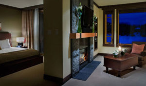 One bedroom suite at Nita Lake Lodge in Whistler BC