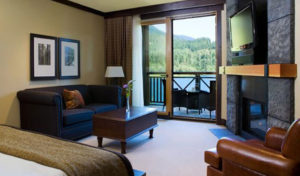 Studio suite at Nita Lake Lodge in Whistler BC