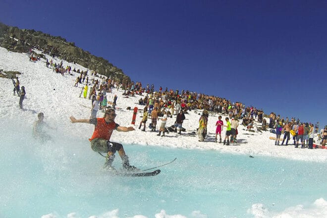Gaper Day Pond Skim on Whistler Mountain