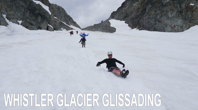 Whistler Glacier Glissading
