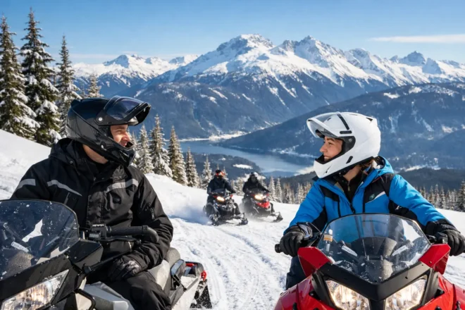Whistler Snowmobiling for First-Time Riders